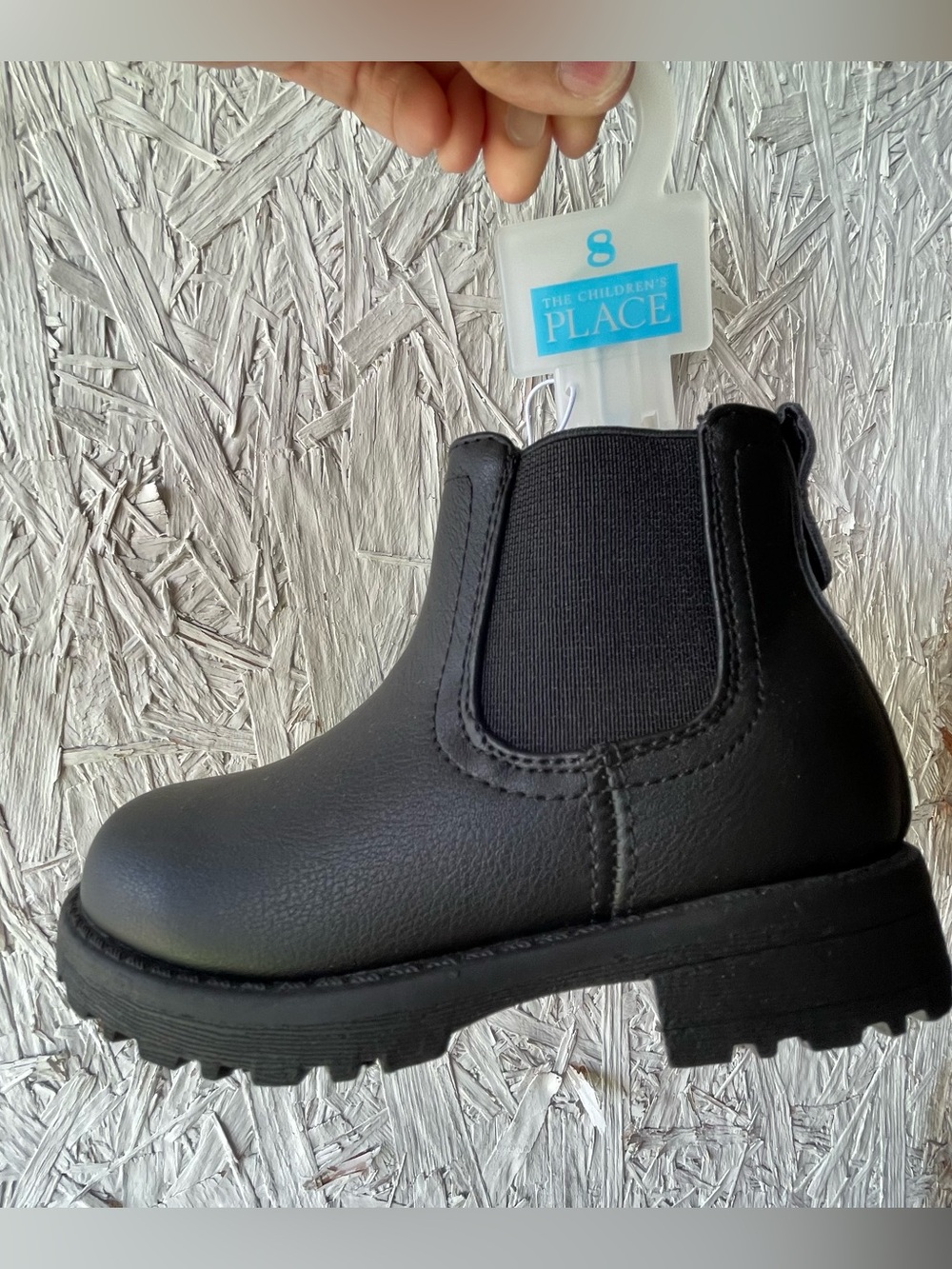 The Children's Place Black Kids Chelsea Ankle Boot